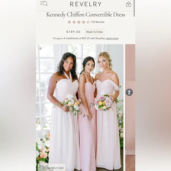 Dresses | Revelry Chiffon Dress In Size 6 In The Color Champagne | Poshmark